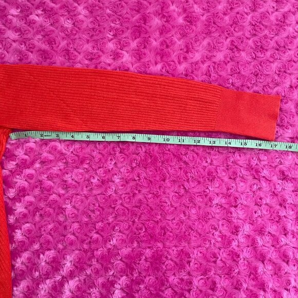 J.Crew Top Long Sleeve Blouse Ruffled neck Button up Very Soft Orange XS - Picture 7 of 9